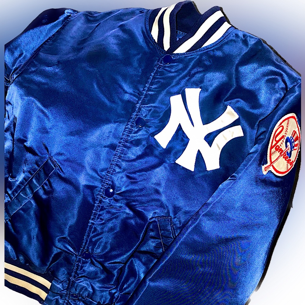 80s 90s Vintage STARTER Jacket | New York Yankees Authentic VTG Starter Jacket